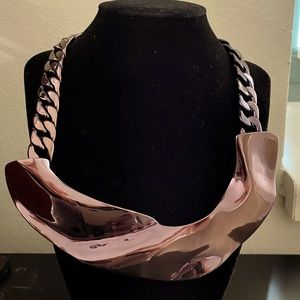 Bronze collar necklace